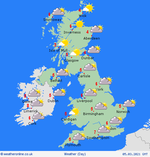 UK and Europe daily weather forecast latest, March 5: Freezing temperature warnings in Britain after weeks of warm weather 1957-uk-53